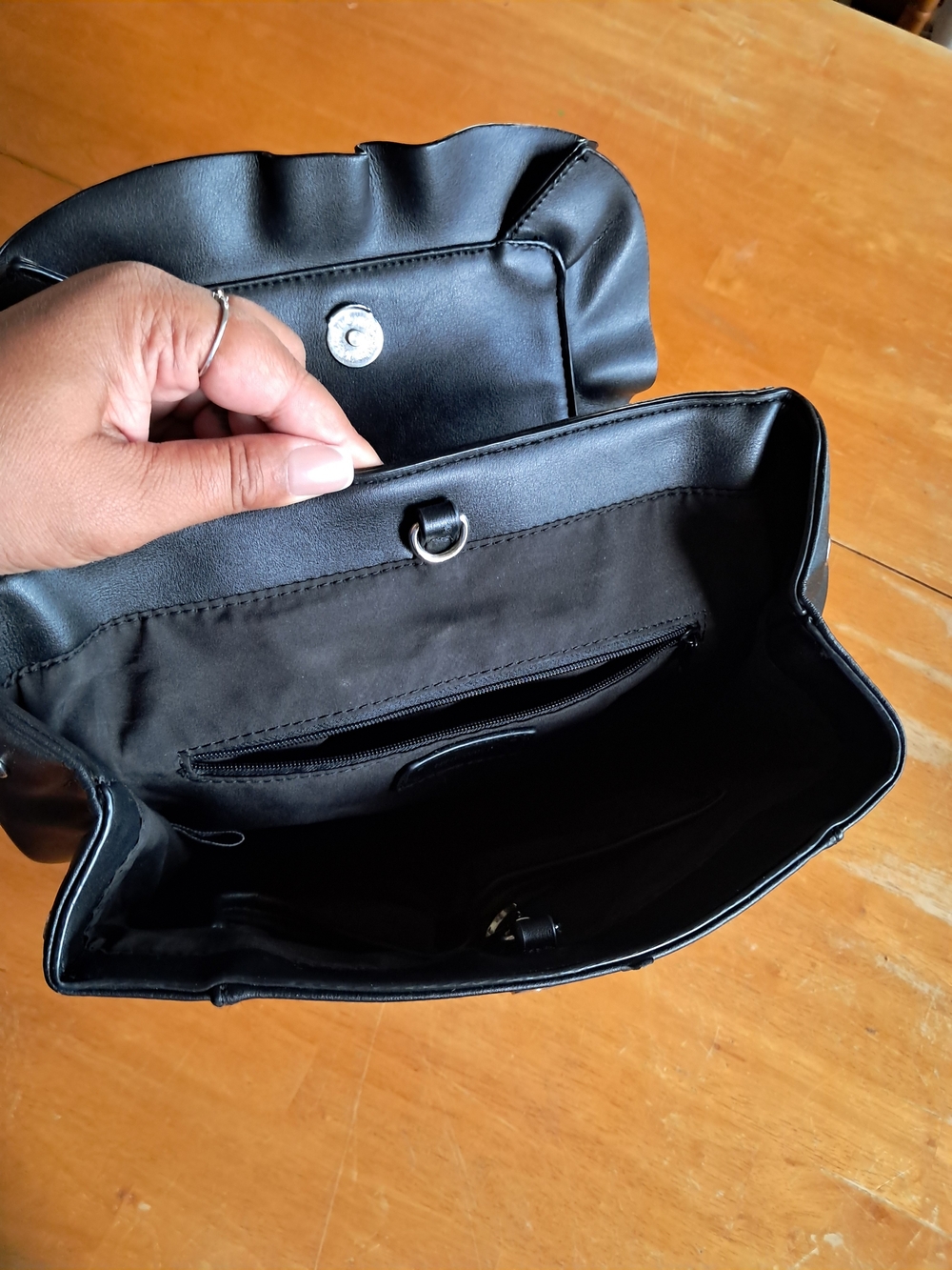 Nine West Ruffle-Trim Mini Backpack - Picture 6 of 11